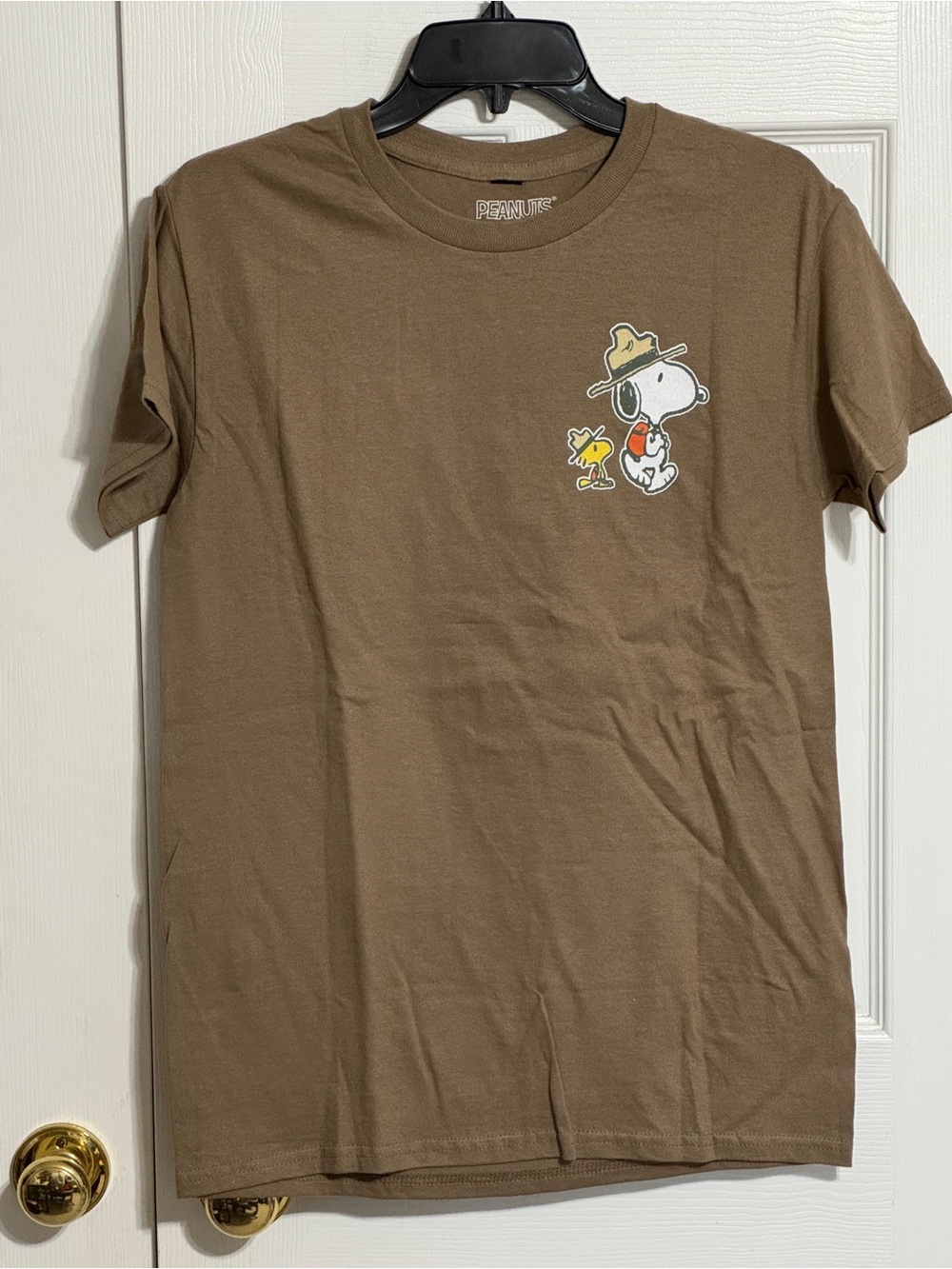 Peanuts Brown Snoopy & Woodstock Scout Tee